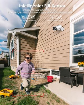 Cámara Vigilancia Exterior Solar WiFi Batería