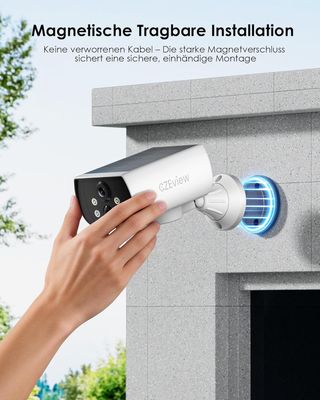 Cámara Vigilancia Exterior Solar WiFi Batería