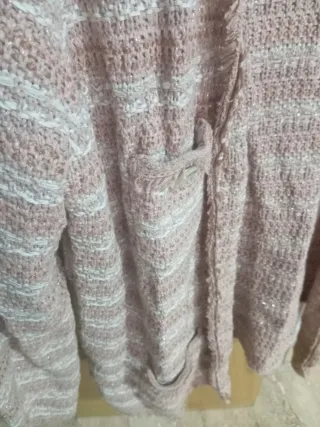 Chaqueta Sfera rosa y plata Talla M