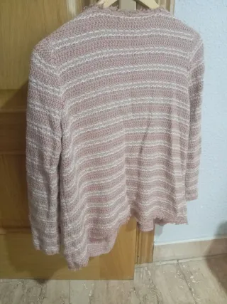 Chaqueta Sfera rosa y plata Talla M