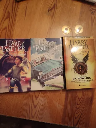 Libro 1 y 2 y libro final de harry potter