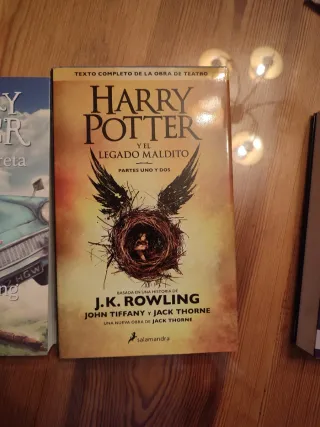 Libro 1 y 2 y libro final de harry potter