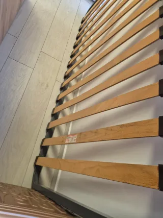 Somier Metálico Madera 90x180cm