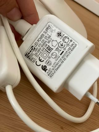 Lámpara de trabajo flexible Ikea blanca