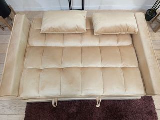 Sofá Cama Matrimonio  Beige 137cm