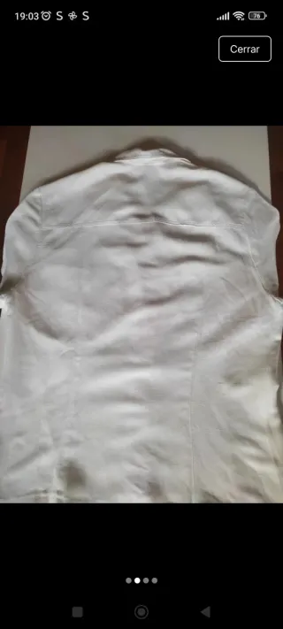 Blusa de lino Zara Talla M