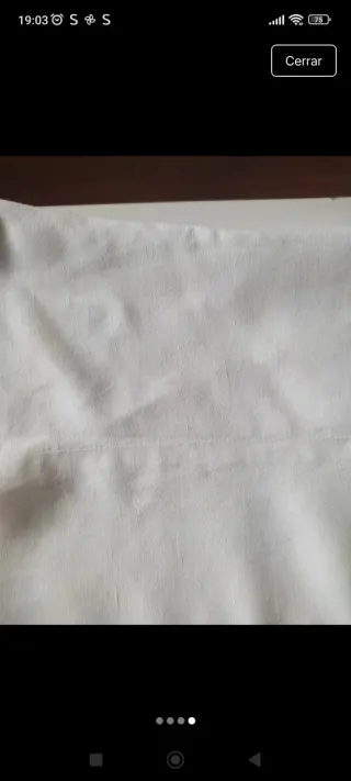 Blusa de lino Zara Talla M