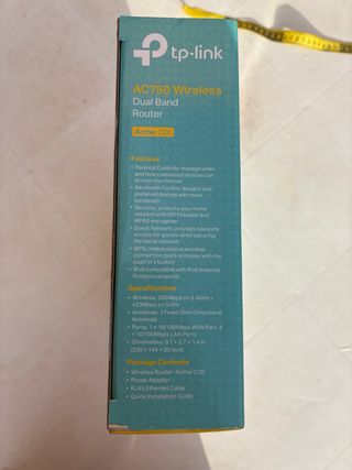TP-Link AC750 Dual Band Router Archer C20