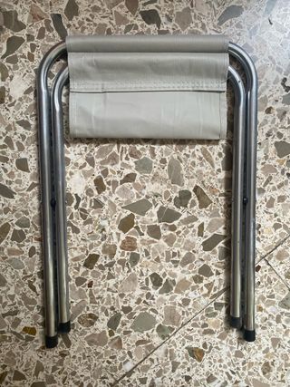 Silla plegable camping metal y tela