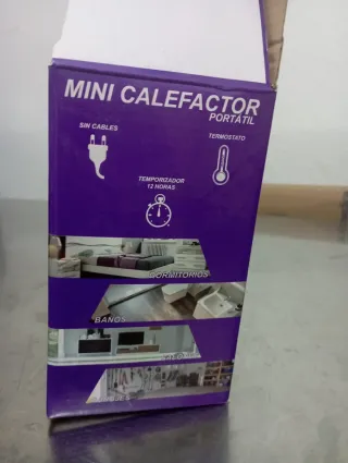 Mini Calefactor Portátil 400W