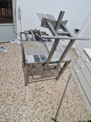 Mesa de corte de carne industrial