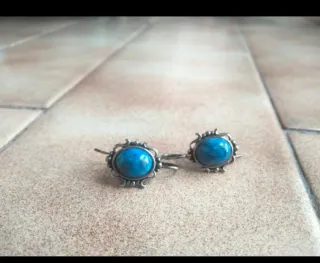 Pendientes vintage de plata.