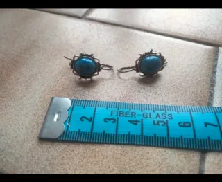 Pendientes vintage de plata.