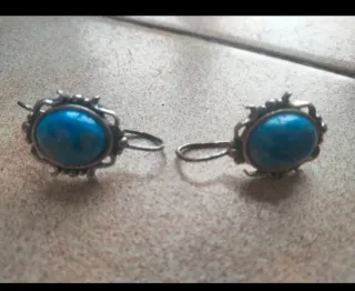 Pendientes vintage de plata.