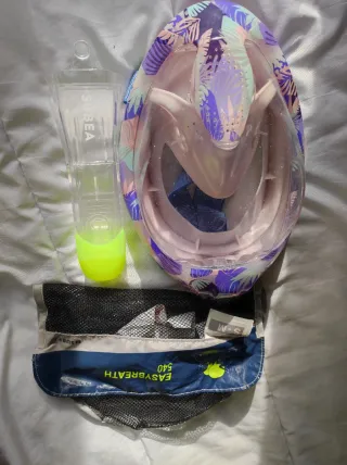 Máscara de snorkel SUBEA floral