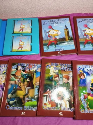 Libros infantiles, cuantos bilingües, ingles CD