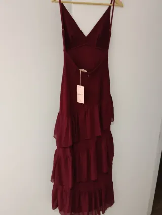 Vestido Oh julliette! Modelo Breeze dress burdeos