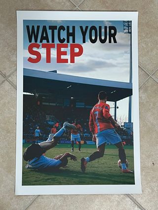 Poster Calcio Cristiano Ronaldo Watch Your Step