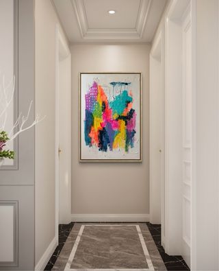 Cuadro GRANDE abstracto, mucha personalidad 100x70