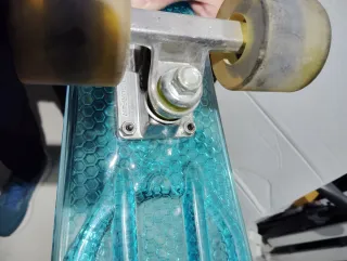 Skate Land Surfer Azul Transparente