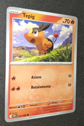 Lotto 40 carte Pokémon: Emboar HOLO + 2 Tepig