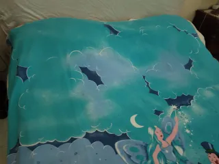 Copriletto singolo Pinocchio e fatina