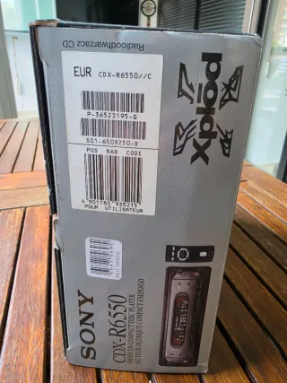 Autoradio Reproductor CD Sony Xplod CDX-R6550