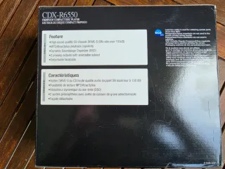 Autoradio Reproductor CD Sony Xplod CDX-R6550