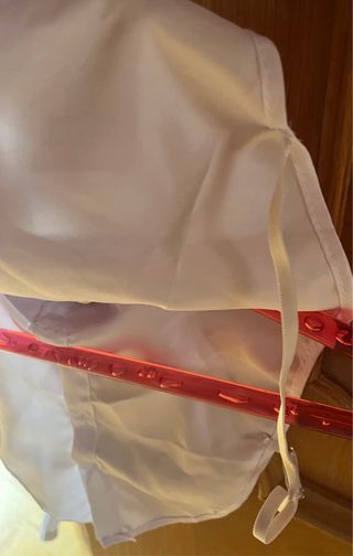 Cuello falso blanco para camiseta/jersey NUEVO