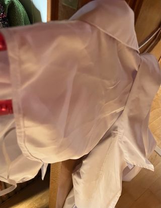 Cuello falso blanco para camiseta/jersey NUEVO