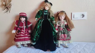 Muñecas antiguas de cerámica