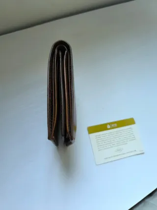 Cartera Fossil Hombre Marrón Piel