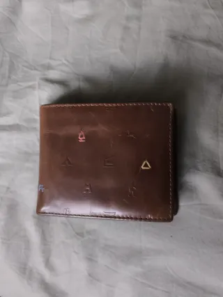 Cartera Fossil Hombre Marrón Piel