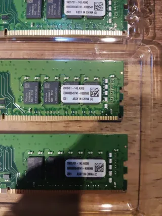 4x Kingston 16GB DDR4 RAM Módulos