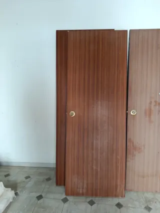 Puertas de panel de madera