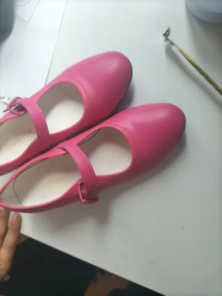 Zapatos flamenca niña rosa 30-31