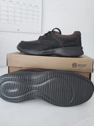 Zapatos Clarks Hombre Piel Marrón Talla 41.5