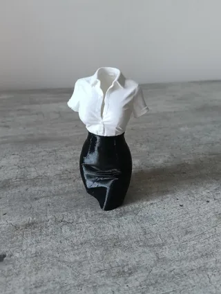 Ornamento scrivania bianco e nero