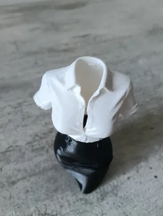 Ornamento scrivania bianco e nero