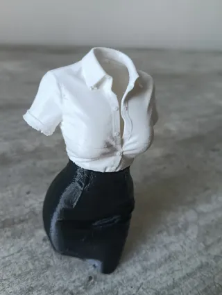 Ornamento scrivania bianco e nero