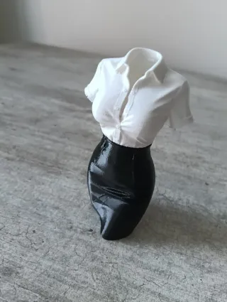 Ornamento scrivania bianco e nero