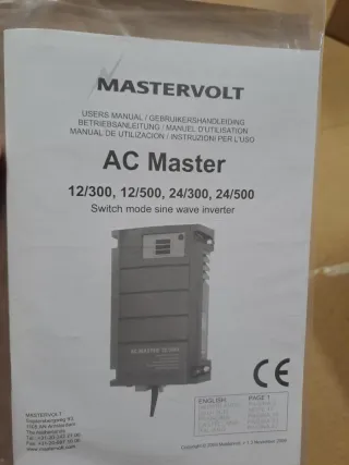 Mastervolt AC Master 12/230v Inversor OndaSenoidal