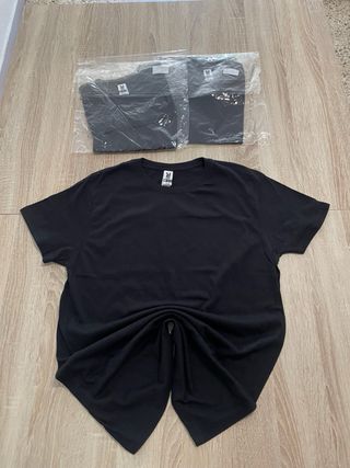 Camisetas Negras Talla M