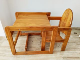 Trona evolutiva de madera de 1-5 años
