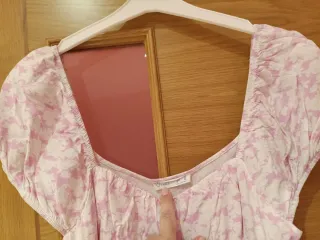 2 Vestido largo verano rosa+blanco y naranja+blanc