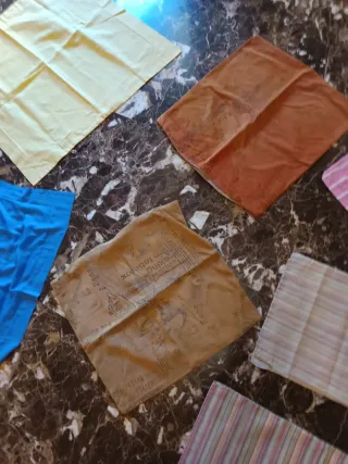 7 Fundas de Cojín de Tela