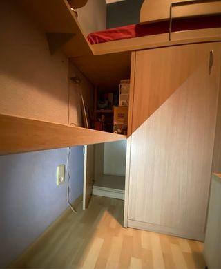 Conjunto Cama, Armario y Escritorio