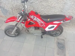 Mini Moto Infantil Roja
