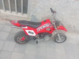 Mini Moto Infantil Roja