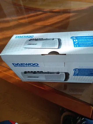 Radio Cassette Daewoo International Nuevo